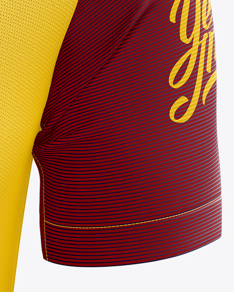 Download Men's Soccer Jersey mockup (Front View) in Apparel Mockups on Yellow Images Object Mockups