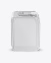 Download 5L Plastic Jerry Can Mockup - Front View (High-Angle Shot) in Jerrycan Mockups on Yellow Images ...