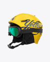 Download Ski Helmet With Goggles Mockup - Left Halfside View in ...