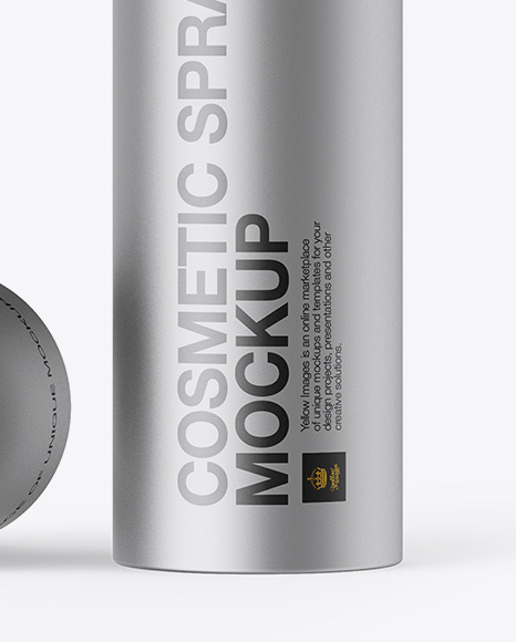 Download Open Matte Metallic Spray Bottle Mockup in Bottle Mockups ... Yellowimages Mockups