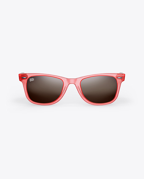 Download Transparent Sunglasses Mockup - Front View in Apparel ...