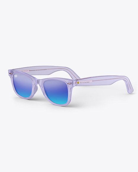 Download Transparent Sunglasses Mockup - Half Side View in Apparel ...