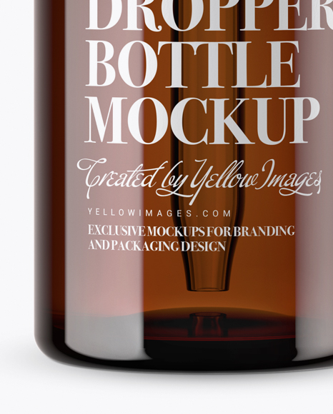 Download Amber Glass Dropper Bottle With Metal Cap Mockup In Bottle Mockups On Yellow Images Object Mockups Yellowimages Mockups