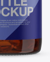 Download Amber Glass Softgels Bottle With Metal Cap Mockup - Front ... Yellowimages Mockups