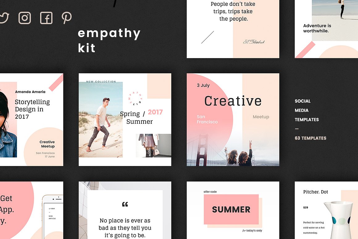 Download Empathy Social Media Kit in Social Media Templates on ...