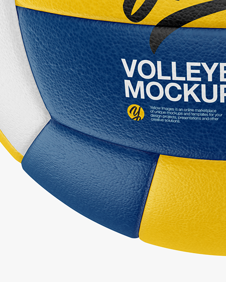 Download Volleyball Ball Mockup - Front View in Object Mockups on ...