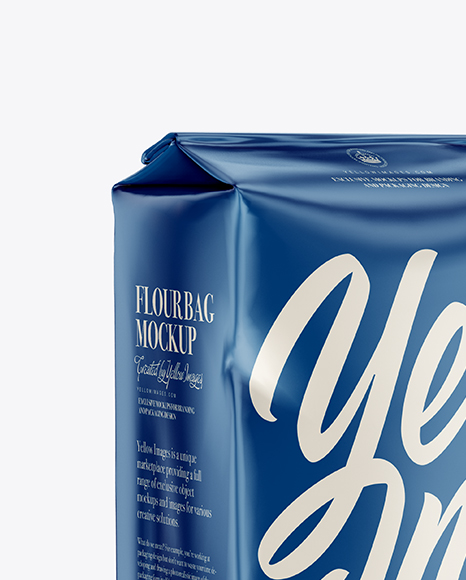 Download Matte Flour Bag Mockup - Half Side View in Packaging ...