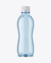 Download 330ml PET Blue Bottle W/ Drink & Shrink Sleeve Mockup in Bottle Mockups on Yellow Images Object ...