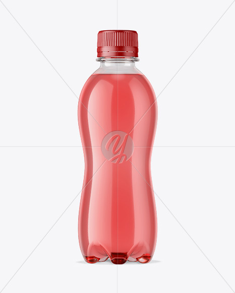 Download 330ml PET Clear Bottle W/ Drink & Shrink Sleeve Mockup in ... Yellowimages Mockups