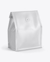 Download Glossy Coffee Bag With Valve Mockup - Half Side View in ... Yellowimages Mockups