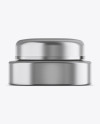 Download Metallic Square Cosmetic Jar Mockup - Front View in Jar ... Yellowimages Mockups