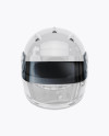 Download F1 Helmet Mockup - Front View in Apparel Mockups on Yellow ...