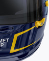 Download F1 Helmet Mockup - Front View in Apparel Mockups on Yellow ...