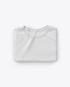 Download Folded T-Shirt Mockup - Top View in Apparel Mockups on ...