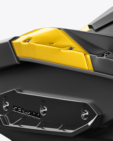 Download Jet Ski Mockup - Half Side View in Vehicle Mockups on Yellow Images Object Mockups