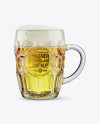Download Britannia Glass With Pilsner Beer Mockup in Cup & Bowl ...
