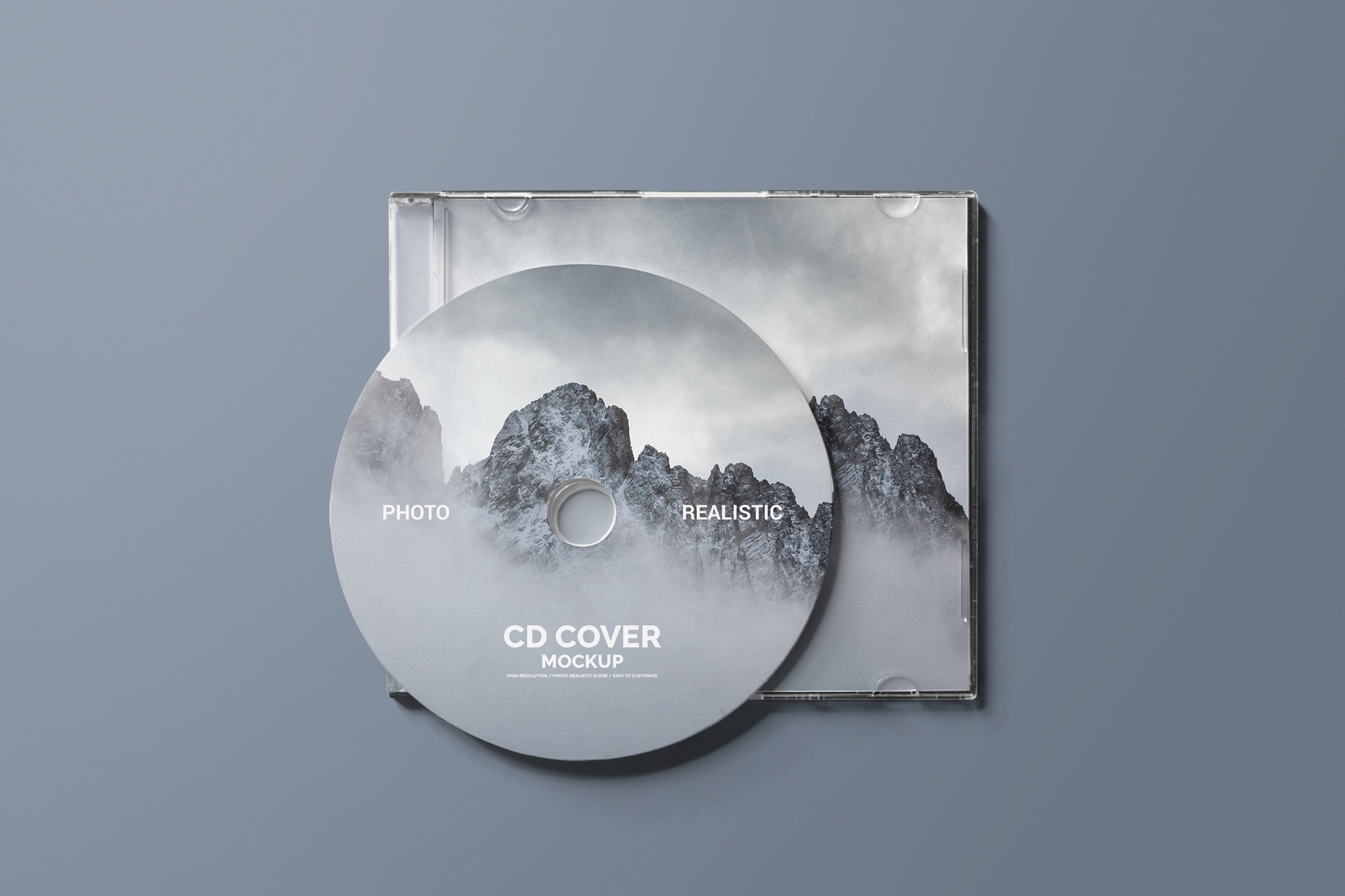 Download CD Cover Mockup in Packaging Mockups on Yellow Images ...