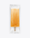 Download Ice Pop Mockup - Front View in Flow-Pack Mockups on Yellow ...