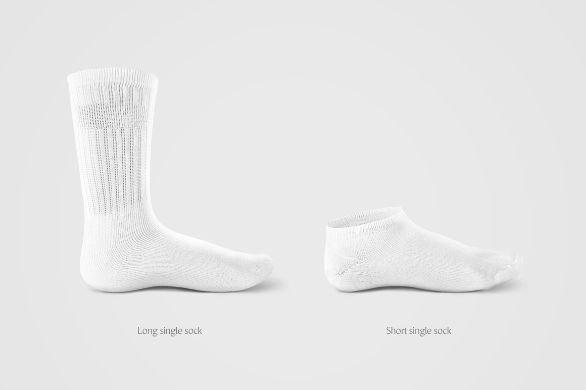 Download Socks Mockup in Apparel Mockups on Yellow Images Creative Store