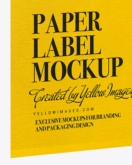 Download Paper Label With Rope Mockup In Object Mockups On Yellow Images Object Mockups Yellowimages Mockups