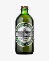 Download Green Bottle With Dark Beer Mockup in Bottle Mockups on Yellow Images Object Mockups