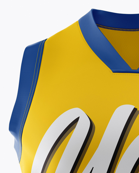Basketball Jersey Mockup - Front View in Apparel Mockups ...