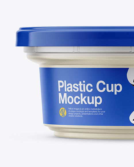 Download Plastic Cup with Cheese Mockup - Front, Top & Bottom Views ...