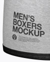 Download Melange Men's Boxer Briefs Mockup - Front View in Apparel ...