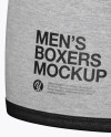 Download Melange Men's Boxer Briefs Mockup - Half Side View in ...