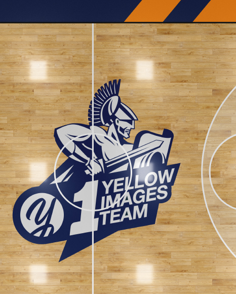 Download Basketball Court Mockup - Top View in Object Mockups on Yellow Images Object Mockups