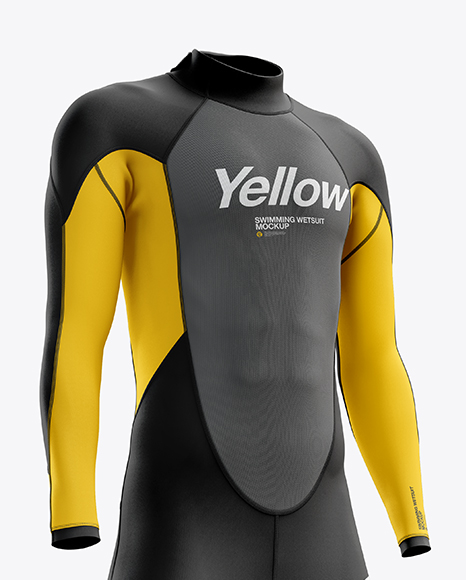 Men's Full Wetsuit mockup (Hero Shot) in Apparel Mockups ...