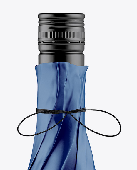 Download Wine Bottle in Matte Paper Wrap Mockup in Bottle Mockups ... Yellowimages Mockups