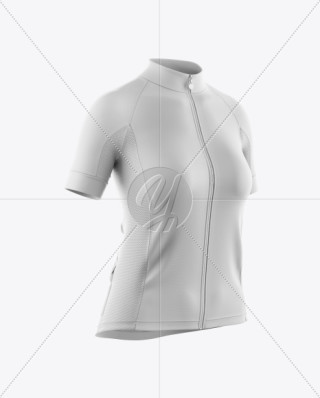 Men S Full Zip Cycling Jersey Mockup Back View In Apparel Mockups On Yellow Images Object Mockups
