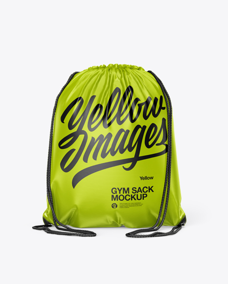 Download Glossy Gym Sack Mockup Back View Object Mockups Mockup Psd Free Download