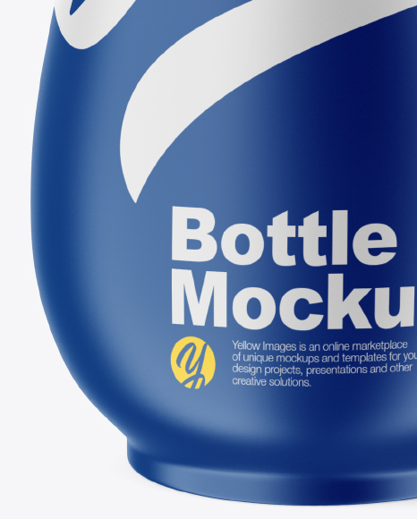 Download Matte Plastic Bottle Mockup In Bottle Mockups On Yellow Images Object Mockups Yellowimages Mockups