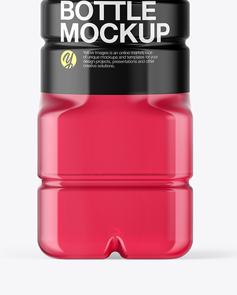 Download Plastic Bottle Mockup In Bottle Mockups On Yellow Images Object Mockups PSD Mockup Templates