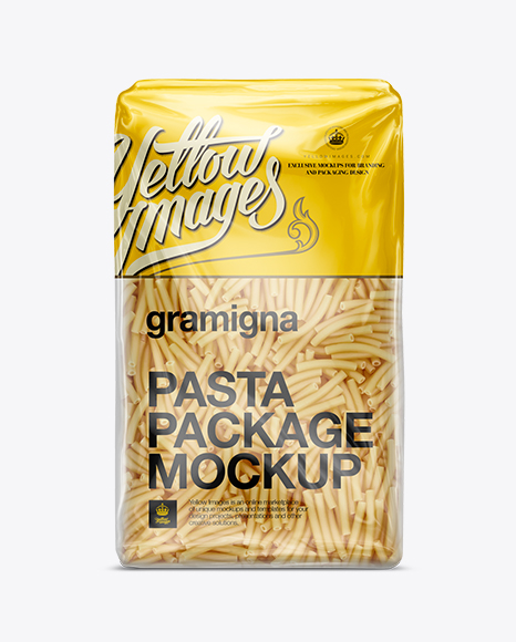 Download Free Gramigna Pasta Package Psd Mockup PSD Mockups.