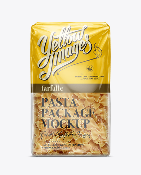 Farfalle Package PSD Mockup