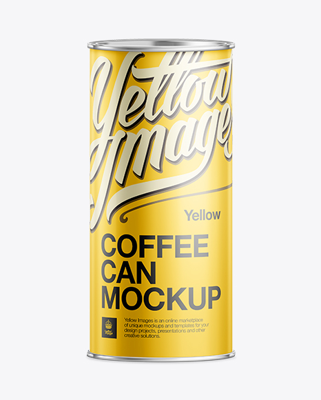 Download 550g Metal Coffee Can Mock Up Packaging Mockups Best Free Psd Mockup Yellowimages Mockups