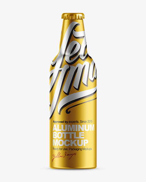 Aluminum Bottle PSD Mockup