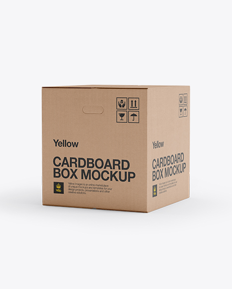 Download Corrugated Box Psd Mockup 25 Angle Front View Free 548982 Psd Template Packaging Box Design PSD Mockup Templates