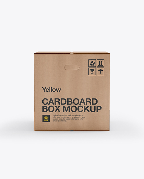 Download Corrugated Box Psd Mockup Front View Mockup Psd 68629 Free Psd File Templates PSD Mockup Templates