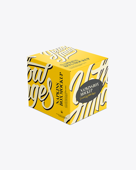 Download Download Tissue Box Mockup Front 3 4 View High Angle Shot Object Mockups 3d Logo Mockups Free Download Yellowimages Mockups