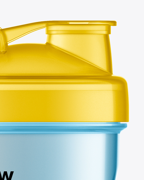 Download Clear Shaker Bottle Mockup in Cup & Bowl Mockups on Yellow ...
